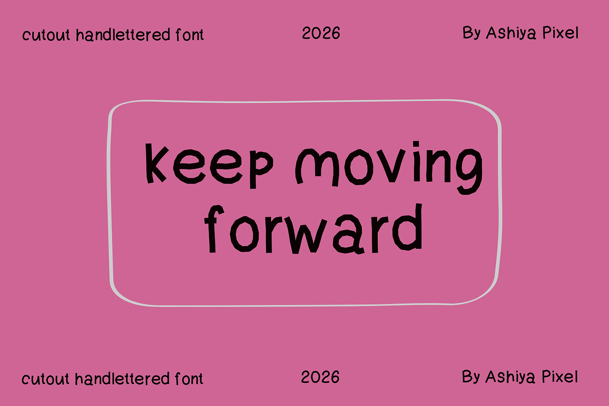 anxious thoughts font, a Sans Serif Font by Ashiya Pixel (Photo 4 of 9)