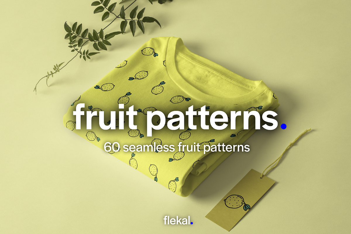 60 Fruit Seamless Patterns, a Pattern Graphic by Lukino (Photo 1 of 9)