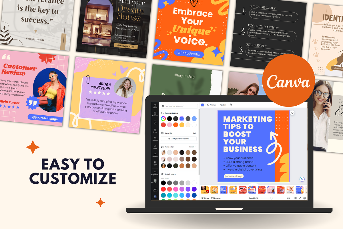4,400+ Social Media Templates Bundle, a Templates & Theme by TemplateCastleStore (Photo 7 of 9)