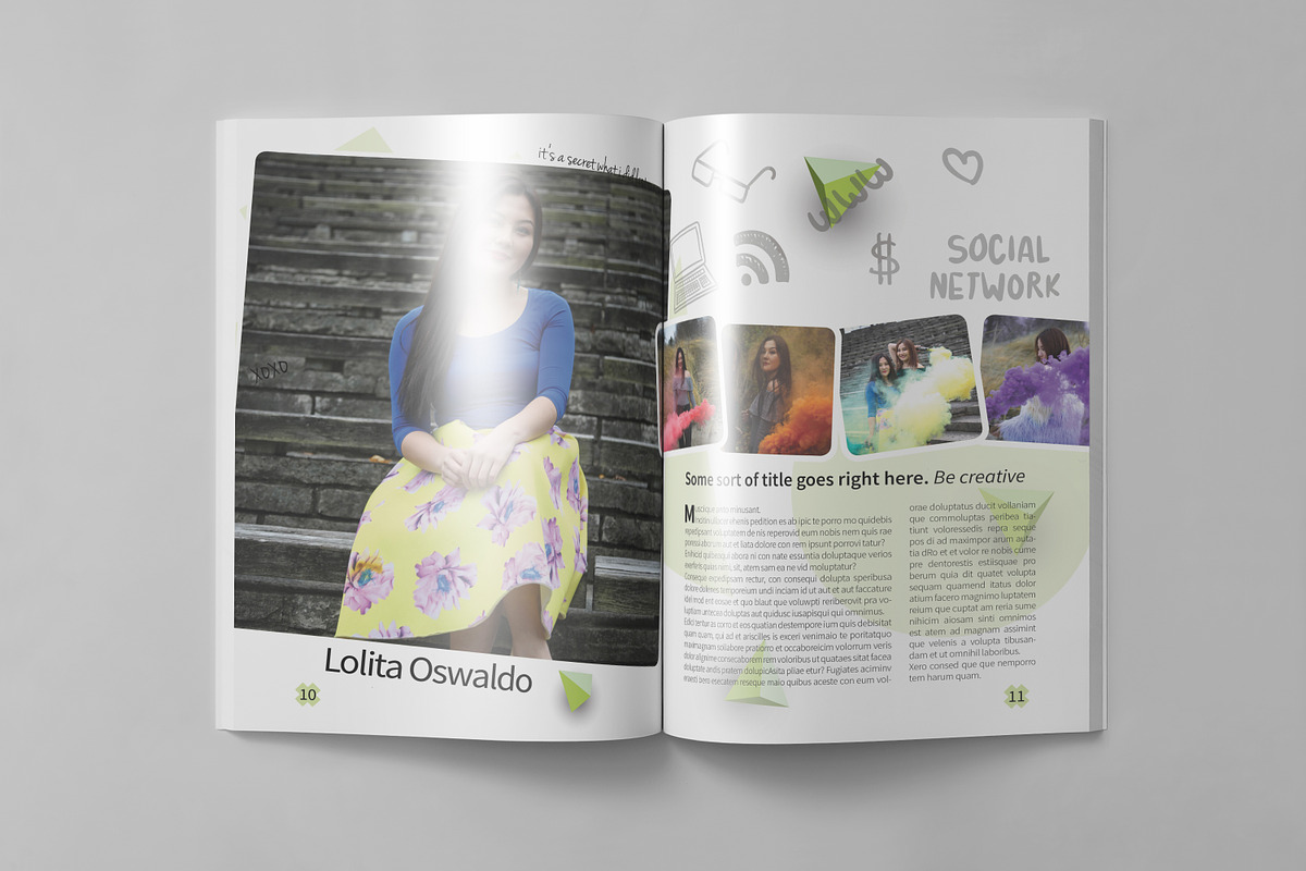Geometrical Yearbook, a Templates & Theme by zheksha (Photo 11 of 17)