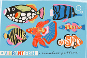 Vibrant fish, an Animal Illustration by Twisted Tail (Thumbnail 1 of 3)