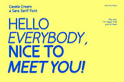 Cavela Cream - Sans Serif Font, a Sans Serif Font by Mirachma Project (Thumbnail 3 of 10)