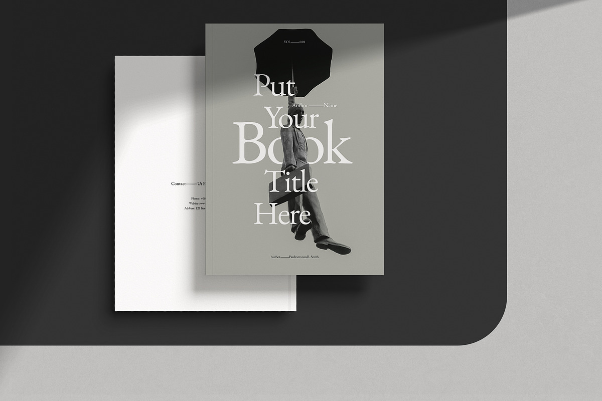 Book Title Layout Design Template, a Brochure Template by DesignCrest (Photo 14 of 18)