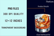 Vintage Cocktails Clipart, an Illustration by SinaCreation (Thumbnail 3 of 5)