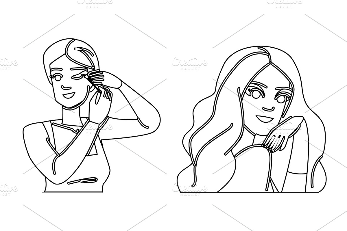 shadow smokey eye makeup vector, a Person Illustration by pikepicture