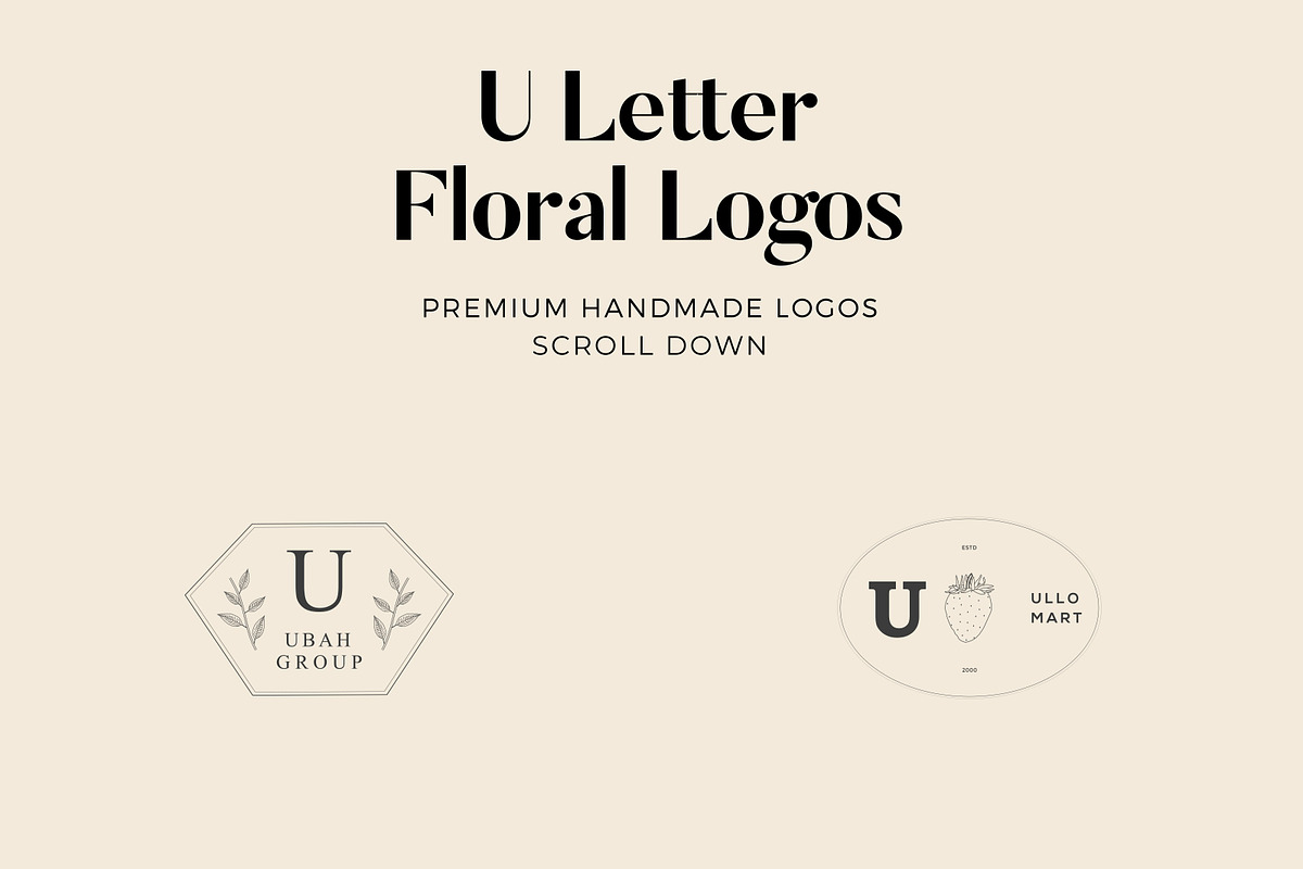 520 A to Z Floral Logos Bundle, a Branding & Logo Template by AN Productions (Photo 171 of 223)