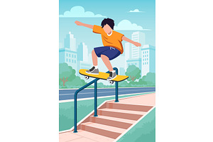 skateboarder guy. teenage boy in