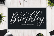 Brinkley, a Script Font by Rotterlab Studio (Thumbnail 1 of 8)