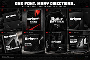 Brigon — Bold Display Typeface, a Slab Serif Font by Wow Magic (Thumbnail 2 of 5)