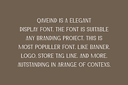 Qaveind - Elegant Serif Font, a Serif Font by QR Design Studio (Thumbnail 4 of 6)
