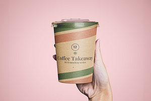 Coffe Paper Cup Mockup