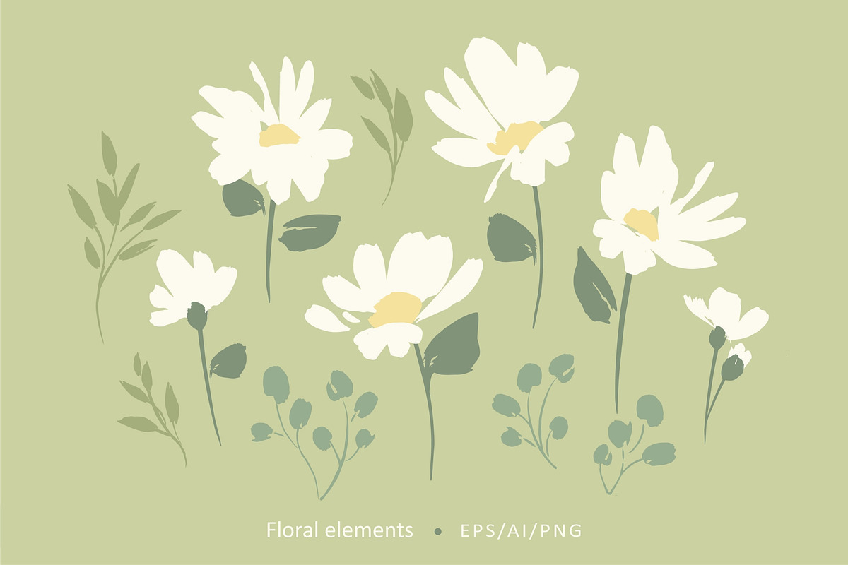 Cute Daisies. Seamless patterns, a Pattern Graphic by Nadia Grapes (Photo 6 of 7)