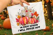 In Every Season I Will Praise Him, a Seasonal Illustration by Libby Wishes (Thumbnail 3 of 3)