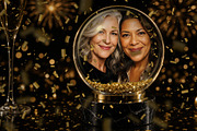 Gold Snow Globe Photo Effect, a Social Media Template by DesignerCandies (Thumbnail 4 of 4)