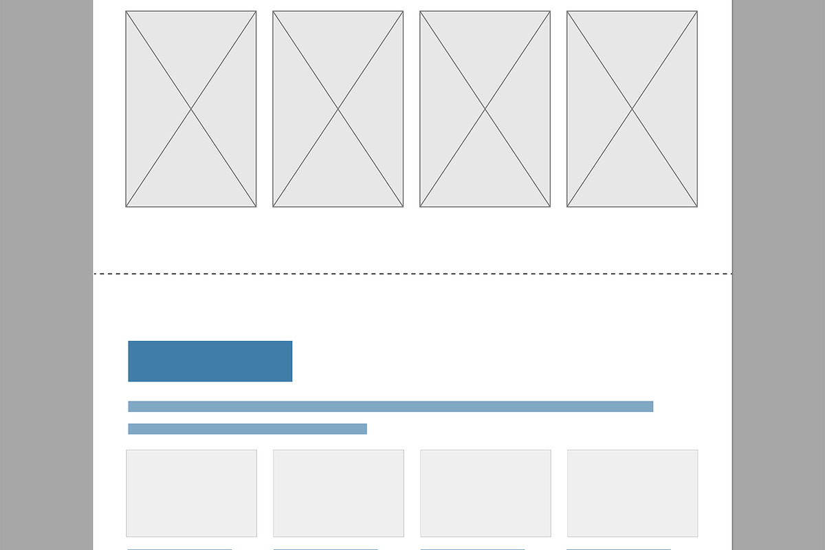 Wireframe Ideas for Landing Pages preview 3