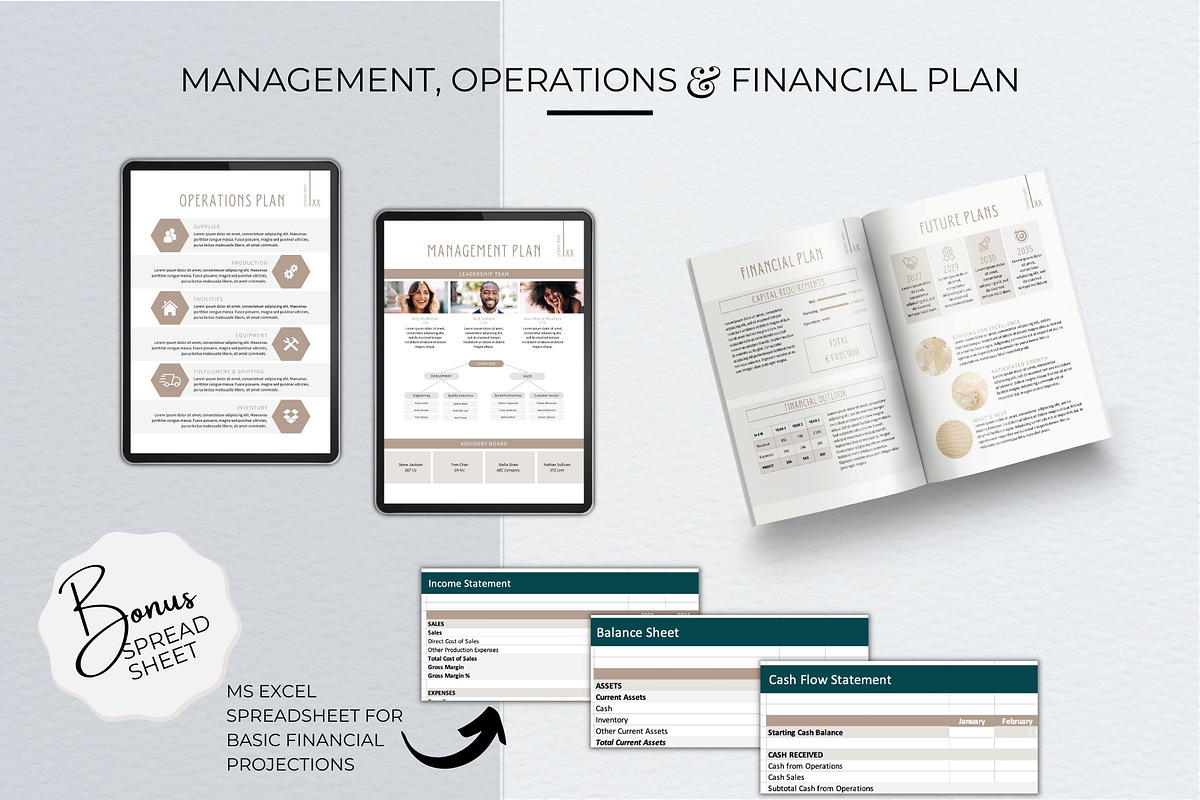 Business Plan Template, 35+ Pages, a Presentation Template by B2 Studio (Photo 5 of 11)