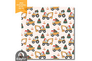 Christmas Construction Seamless File, a Pattern Graphic by KisbyArt (Thumbnail 3 of 3)