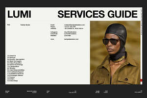 LUMI | Services Guide, a Presentation Template by Viva Agency