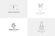 Eco Logo Templates - Zero Waste, a Branding & Logo Template by Katya_lu (Thumbnail 6 of 11)