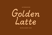 Golden Latte Retro Script, a Script Font by gafaroff studio (Thumbnail 5 of 6)