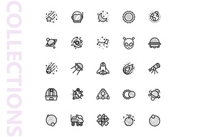 Space Chromatic Icons