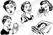 RTRO Women 2, an Illustration by RTRO Stock (Thumbnail 3 of 5)