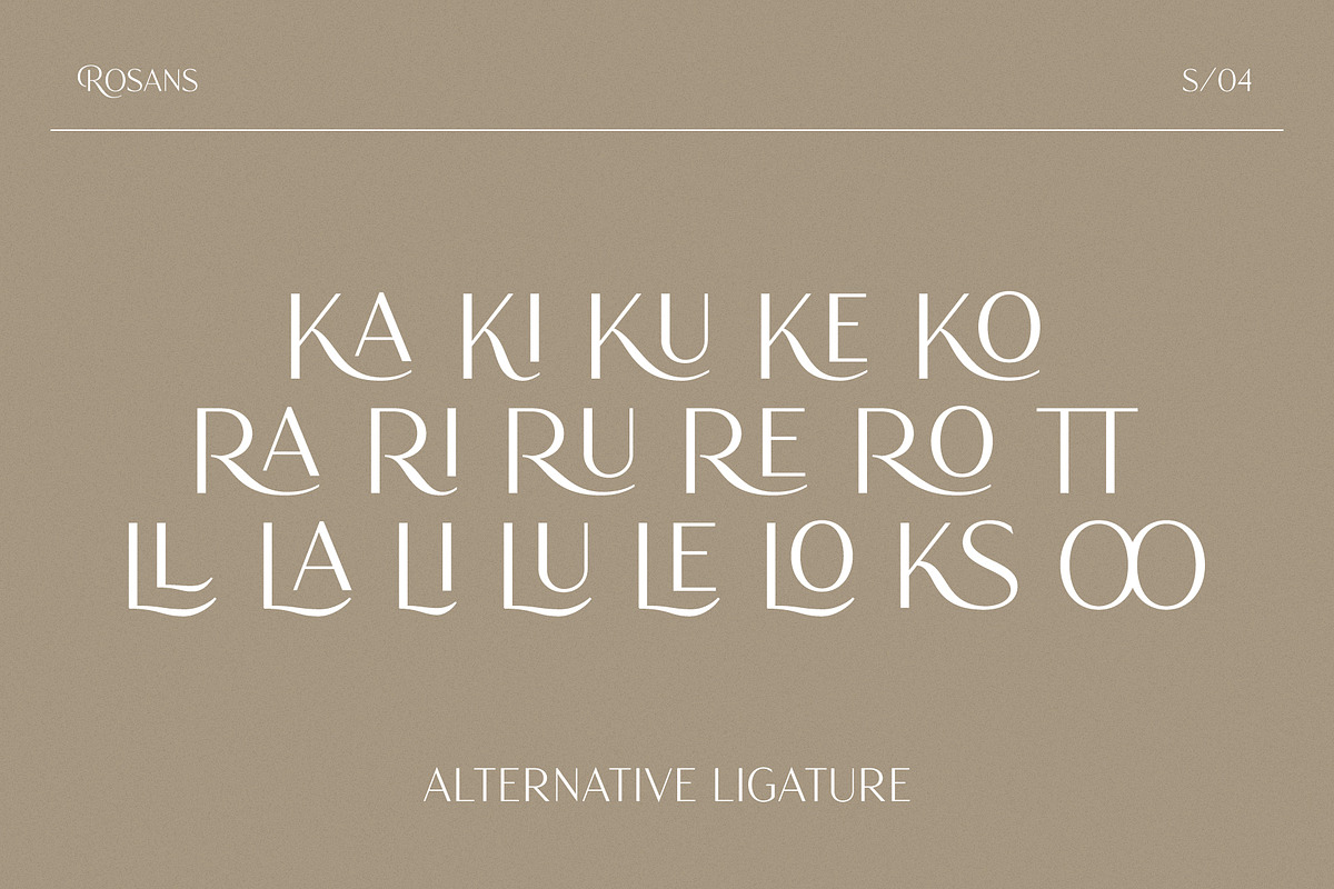 Rosans - Font Duo, a Sans Serif Font by Wacaksara Co. (Photo 5 of 8)