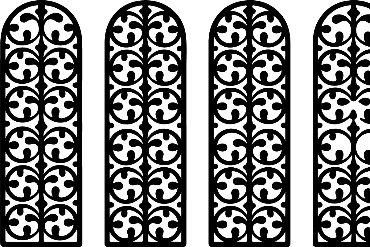 Laser Cut Ornamental Floral Border, a Decorative Illustration by himelgfx (Photo 15 of 19)
