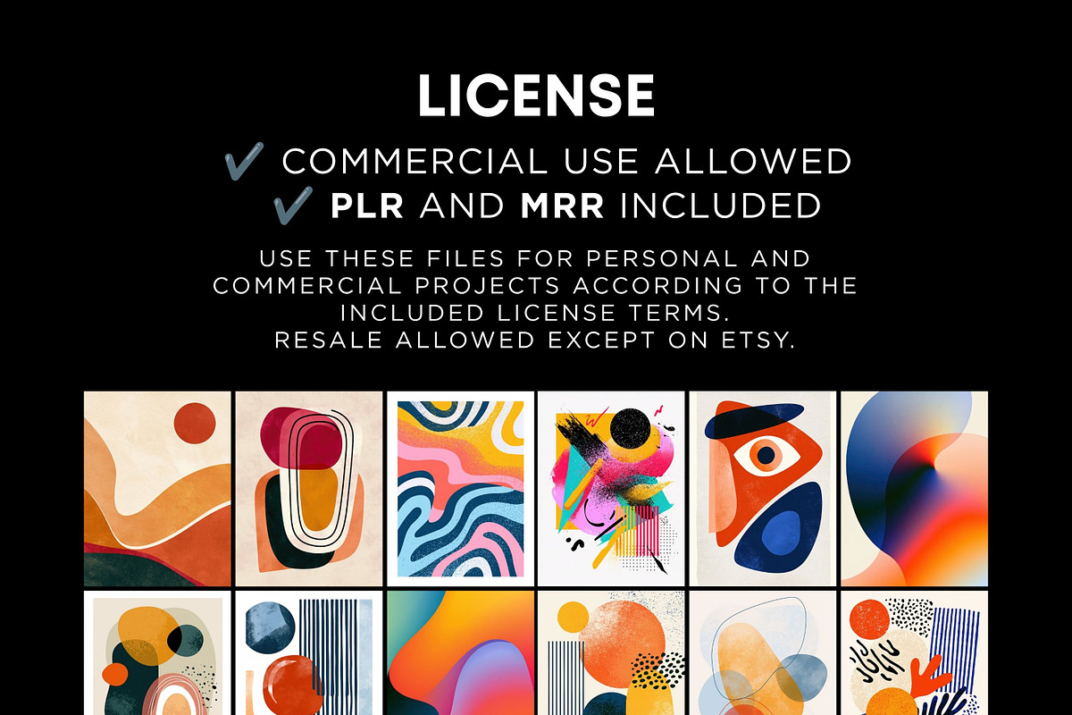 100+ Abstract Wall Art Prints, a Decorative Illustration by Selenique Studio (Photo 2 of 13)