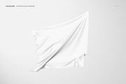Silk Scarf Floating in Air Mockup, a Mask Mockup by creatsy5 (Thumbnail 2 of 5)