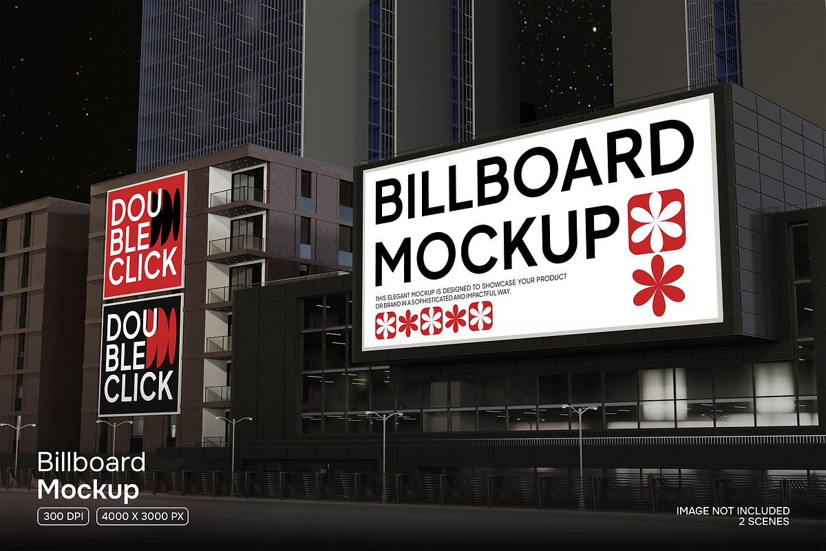Billboard Mockup, an Advertising Mockup by Permadi Creative (Photo 1 of 3)
