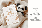 5x7 Baby Shower Card Mockup, a Mockup by EmpaviMockups (Thumbnail 5 of 8)