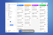 Task Management Dashboard Template, a Websites & App Template by SLAB! Design (Thumbnail 3 of 3)