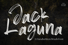 Jack Laguna – Handwritten Brush Font