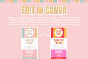 Pastel Shipping Sticker Template, a Marketing Template by SunshineStudioBoutique (Thumbnail 4 of 8)