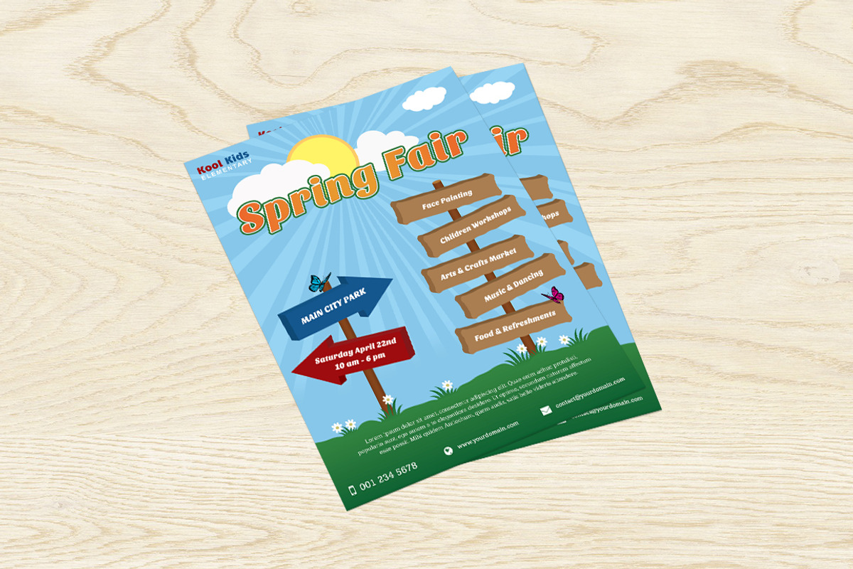 Spring Fair Flyer, a Flyer Template by grati (Photo 2 of 3)