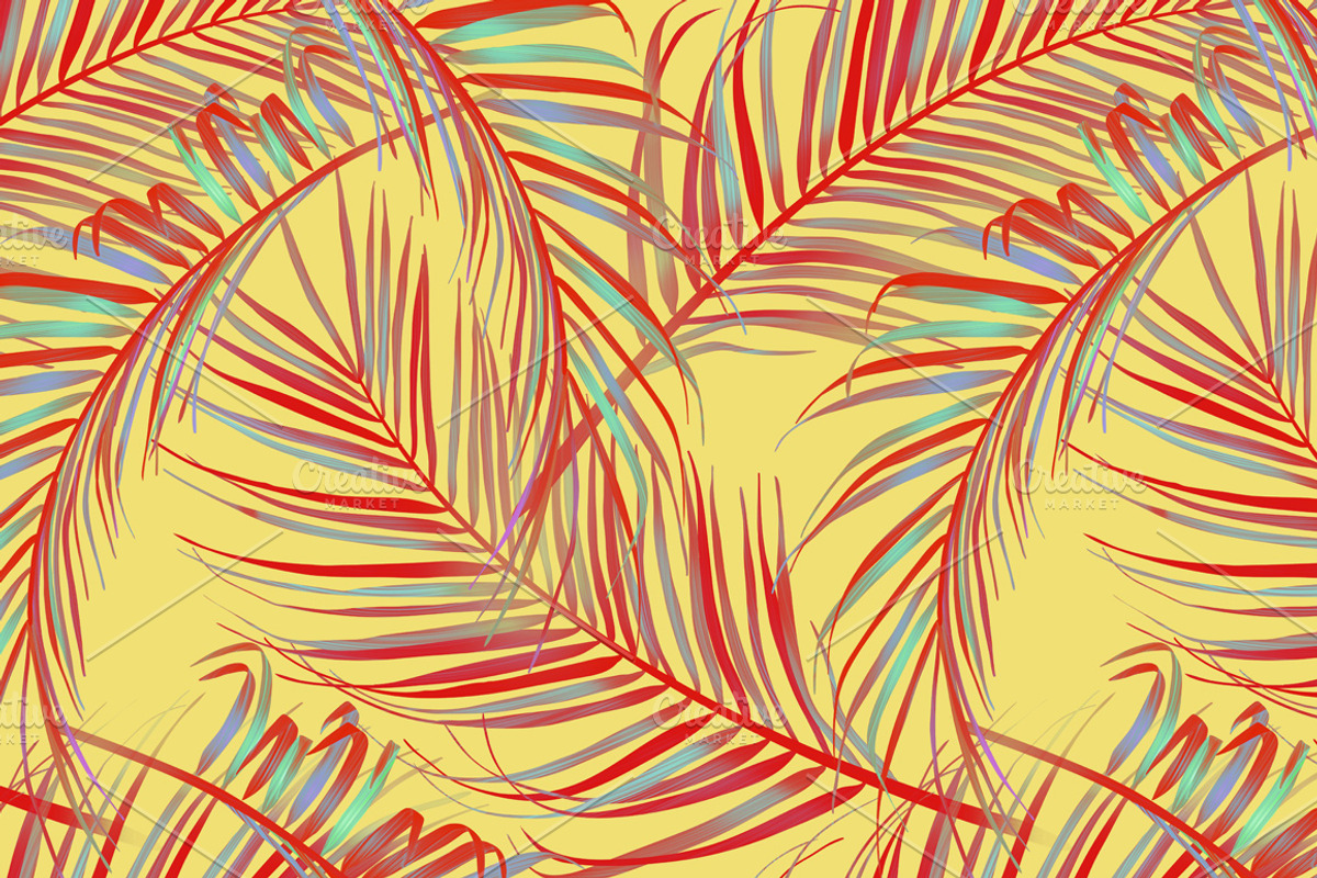 Tropical pattern. Jungle palm leaves, a Pattern Graphic by Luxury Fashion Prints