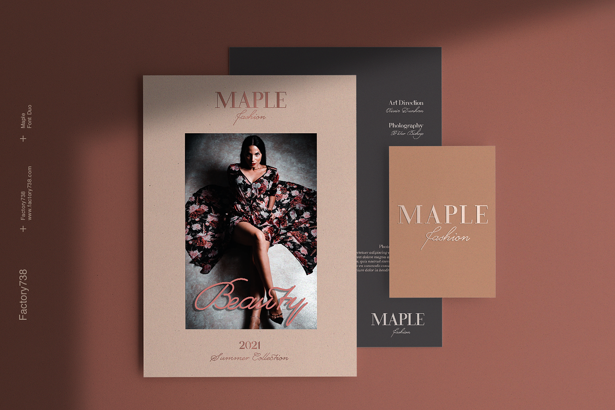 Maple Font Duo, a Script Font by FactoryType Studio (Photo 5 of 5)