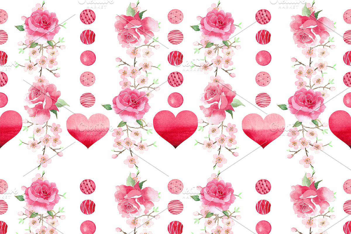 Pink Valentine's Day set, an Illustration by Pretty light (Photo 3 of 4)