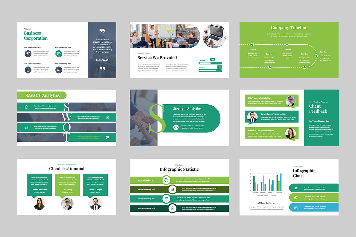 Multimillion Powerpoint Template, a Presentation Template by TMint Creative
