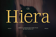 CS Hiera – Classic Font, a Serif Font by Craft Supply Co. (Thumbnail 1 of 8)