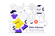 10 Robo Advisory Services, a Technology Illustration by denayunebgt (Thumbnail 4 of 4)