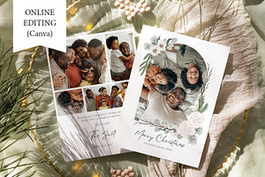 Photo Christmas Card Family Holiday