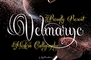 Velmaryc - Modern Calligraphy, a Script Font by TypeClassHeroes (Thumbnail 1 of 11)