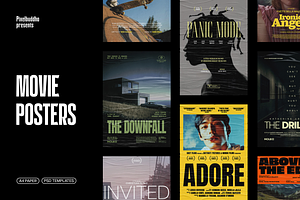 Movie Posters Collection, a Poster Template by pixelbuddha.net