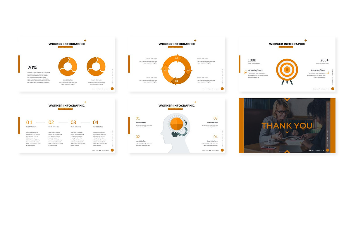 Workers - Powerpoint Template, a Presentation Template by AQR Studio