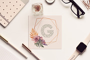 Mauve Gemstones Watercolor Clipart, an Illustration by ColorfulNest (Thumbnail 5 of 11)
