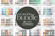 Seasonal Color Palette Bundle, a Palette Add-On by AureDesignCo (Thumbnail 1 of 5)