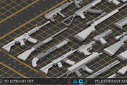 Mega pack weapon kitbash, an Object 3D Model by MohamedHussien1 (Thumbnail 4 of 8)