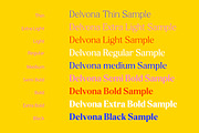 Delvona Serif Family, a Serif Font by Mulkan Nazir (Thumbnail 7 of 15)